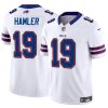 Men's Buffalo Bills #19 KJ Hamler White 2024 F.U.S.E. Vapor Untouchable Limited Stitched Football Jersey - Custom Name