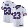 Men's Buffalo Bills #23 Micah Hyde White Vapor Untouchable Limited Stitched Jersey - Custom Name