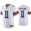 Men's Cleveland Browns #11 Donovan Peoples-Jones 2021 Draft White NFL Vapor Untouchable Limited Stitched Jersey - Custom Name
