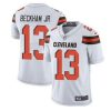 Men's Cleveland Browns #13 Odell Beckham Jr. White Vapor Untouchable Limited Stitched NFL Jersey - Custom Name