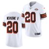 Men's Cleveland Browns #20 Greg Newsome II White 1946 Collection Vapor Stitched Football Jersey - Custom Name