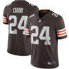 Men's Cleveland Browns #24 Nick Chubb New Brown Vapor Untouchable Limited NFL Stitched Jersey - Custom Name