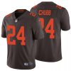 Men's Cleveland Browns #24 Nick Chubb New Brown Vapor Untouchable Limited Stitched Jerseychable Limited NFL Stitched Jersey - Custom Name