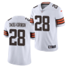 Men's Cleveland Browns #28 Jeremiah Owusu-Koramoah 2021 Draft White NFL Vapor Untouchable Limited Stitched Jersey - Custom Name