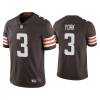 Men's Cleveland Browns #3 Cade York Brown Vapor Untouchable Limited Stitched Jersey - Custom Name