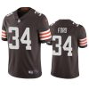 Men's Cleveland Browns #34 Jerome Ford Brown Vapor Stitched Game Jersey - Custom Name