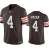 Men's Cleveland Browns #4 Deshaun Watson Brown 2023 F.U.S.E. Vapor Untouchable Limited Stitched Jersey - Custom Name