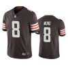 Men's Cleveland Browns #8 Kellen Mond Brown Vapor Untouchable Limited Stitched Jersey - Custom Name