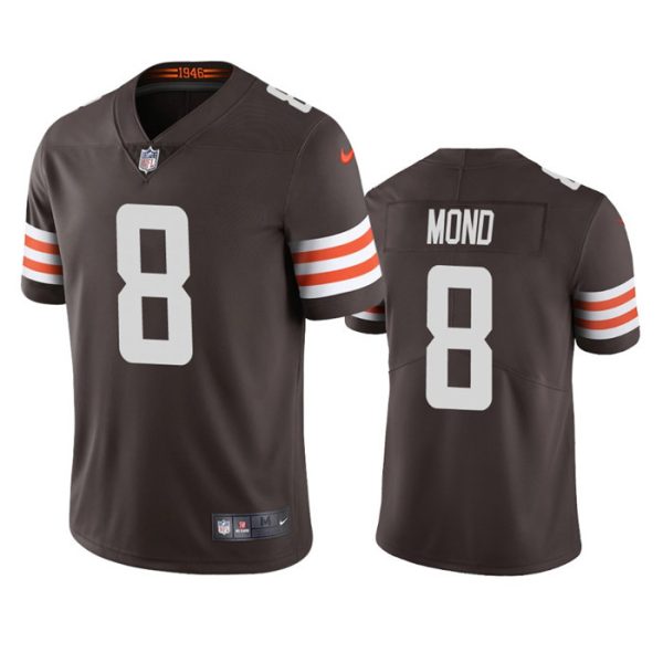 Men's Cleveland Browns #8 Kellen Mond Brown Vapor Untouchable Limited Stitched Jersey - Custom Name