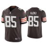 Men's Cleveland Browns #85 David Njoku 2021 Brown Vapor Untouchable Limited Stitched NFL Jersey - Custom Name