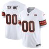 Men's Cleveland Browns Active Player Custom White 2023 F.U.S.E. 1946 Collection Vapor Untouchable Limited Stitched Football Jersey - Custom Name