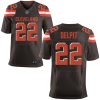Men's Cleveland Browns Customized Brown Stitched Jersey - Custom Name