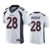 Men's Denver Broncos #28 Latavius Murray White Vapor Untouchable Stitched Jersey - Custom Name