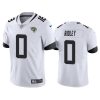 Men's Jacksonville Jaguars #0 Calvin Ridley White Vapor Untouchable Limited Stitched Jersey - Custom Name