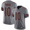 Nike Bears #10 Mitchell Trubisky Silver Men's Stitched NFL Limited Inverted Legend Jersey - Custom Name