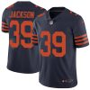 Nike Bears #39 Eddie Jackson Navy Blue Alternate Men's Stitched NFL Vapor Untouchable Limited Jersey - Custom Name