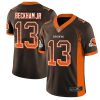 Nike Browns #13 Odell Beckham Jr Brown Team Color Men's Stitched NFL Limited Rush Drift Fashion Jersey - Custom Name
