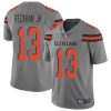 Nike Browns #13 Odell Beckham Jr Gray Men's Stitched NFL Limited Inverted Legend Jersey - Custom Name