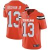 Nike Browns #13 Odell Beckham Jr Orange Alternate Men's Stitched NFL Vapor Untouchable Limited Jersey - Custom Name