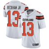 Nike Browns #13 Odell Beckham Jr White Men's Stitched NFL Vapor Untouchable Limited Jersey - Custom Name