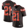 Nike Browns #21 Denzel Ward Brown Team Color Men's Stitched NFL Vapor Untouchable Limited Jersey - Custom Name