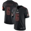 Nike Browns #6 Baker Mayfield Black Men's Stitched NFL Limited Rush Impact Jersey - Custom Name