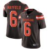 Nike Browns #6 Baker Mayfield Brown Team Color Men's Stitched NFL Vapor Untouchable Limited Jersey - Custom Name