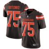 Nike Browns #75 Joel Bitonio Brown Team Color Men's Stitched NFL Vapor Untouchable Limited Jersey - Custom Name