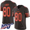 Nike Browns #80 Jarvis Landry Brown Men's Stitched NFL Limited Rush 100th Season Jersey - Custom Name