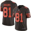 Nike Browns #81 Rashard Higgins Brown Men's Stitched NFL Limited Rush Jersey - Custom Name