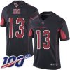 Nike Cardinals #13 Christian Kirk Black Men's Stitched NFL Limited Rush 100th Season Jersey - Custom Name