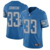Nike Lions #33 Kerryon Johnson Blue Team Color Men's Stitched NFL Vapor Untouchable Limited Jersey - Custom Name
