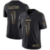 Nike Panthers #1 Cam Newton Black Gold Men's Stitched NFL Vapor Untouchable Limited Jersey - Custom Name