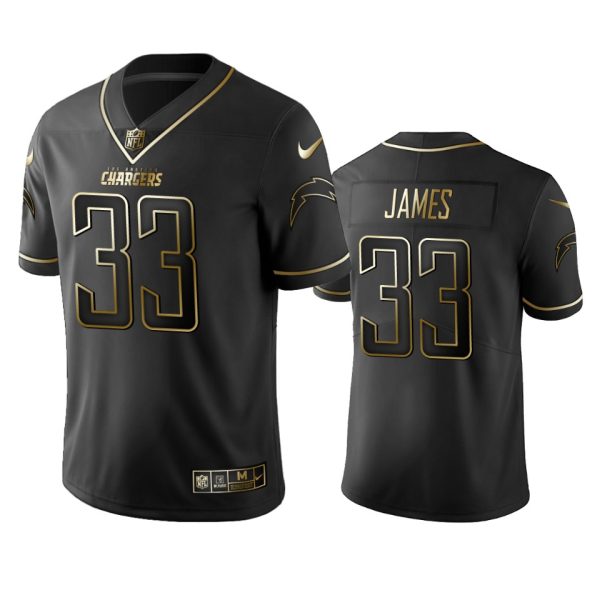 Chargers #33 Derwin James Men's Stitched NFL Vapor Untouchable Limited Black Golden Jersey - Custom Name