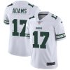 Green Bay Packers #17 Davante Adams Nike White Team Logo Vapor Limited NFL Jersey - Custom Name
