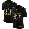 Los Angeles Chargers #97 Joey Bosa Men's Nike Carbon Black Vapor Cristo Redentor Limited NFL Jersey - Custom Name