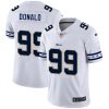 Los Angeles Rams #99 Aaron Donald Nike White Team Logo Vapor Limited NFL Jersey - Custom Name