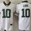 Men's Green Bay Packers #10 Jordan Love White Vapor 2024 F.U.S.E. Limited Stitched Football Jersey - Custom Name