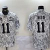 Men's Green Bay Packers #11 Jayden Reed 2024 F.U.S.E Arctic Camo Salute to Service Limited Stitched Football Jersey - Custom Name