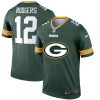 Men's Green Bay Packers #12 Aaron Rodgers Green 2020 Team Big Logo Stitched Jersey - Custom Name
