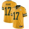 Men's Green Bay Packers #17 Davante Adams Gold NFL 2021 Super Bowl LV Stitched Jersey - Custom Name