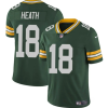 Men's Green Bay Packers #18 Malik Heath Green Vapor Untouchable Limited Stitched Jersey - Custom Name
