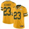 Men's Green Bay Packers #23 Jaire Alexander Gold NFL 2021 Super Bowl LV Stitched Jersey - Custom Name