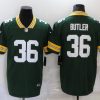 Men's Green Bay Packers #36 Leroy Butler 2021 Green Legend Stitched Football Jersey - Custom Name