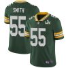 Men's Green Bay Packers #55 Za'Darius Smith Green NFL 2021 Super Bowl LV Stitched Jersey - Custom Name