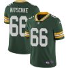 Men's Green Bay Packers #66 Ray Nitschke Green Vapor Untouchable Limited Stitched Jersey - Custom Name