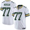 Men's Green Bay Packers #77 Jordan Morgan White 2024 Draft Vapor Limited Stitched Football Jersey - Custom Name