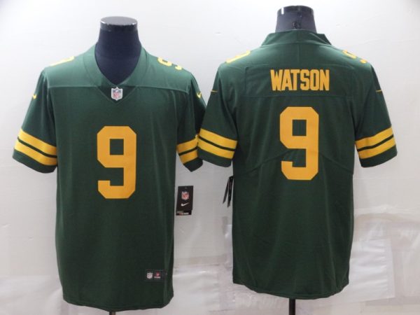 Men's Green Bay Packers #9 Christian Watson Green Legend Stitched Football Jersey - Custom Name
