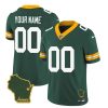 Men's Green Bay Packers ACTIVE PLAYER Custom Green 2023 F.U.S.E. Home Patch Vapor Untouchable Limited Stitched Jersey - Custom Name