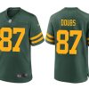 Men's Green Bay Packers v87 Romeo Doubs Green Stitched Game Jersey - Custom Name